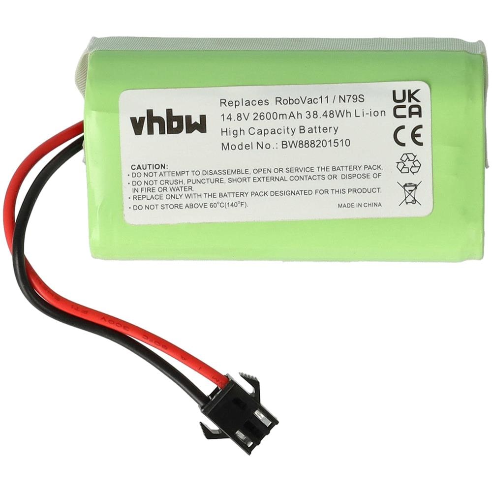 Batteria Compatibile Con Ecovacs Deebot 601, 605, Dn622 Aspirapolvere Home Cleaner (2600mah, 14,4v, Li-ion) - Foto 11