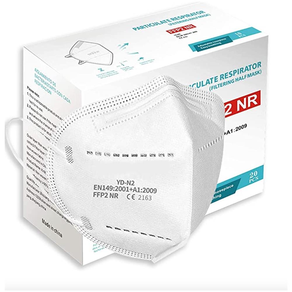 Mascherine Ffp2 / nr - Certificate Ce 2163 - 20 Pezzi - Foto 10