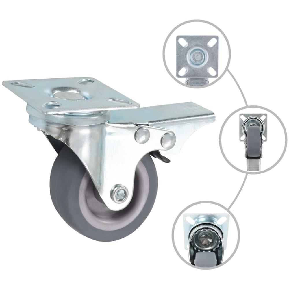 Ruote Girevoli 4 pz 50 mm - Foto 2