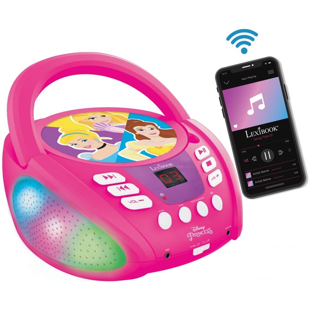 Lettore CD Portatile Rosa RCD109DP-00 - Foto 2