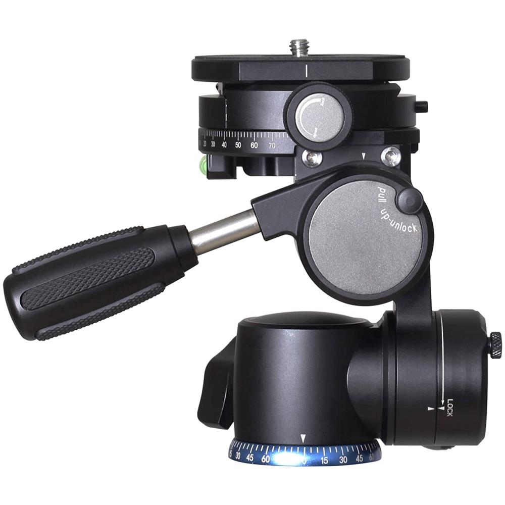 FD-01 Testa per Treppiede a 4 Vie in Alluminio Universal Panoramica Colore Nero - Foto 1