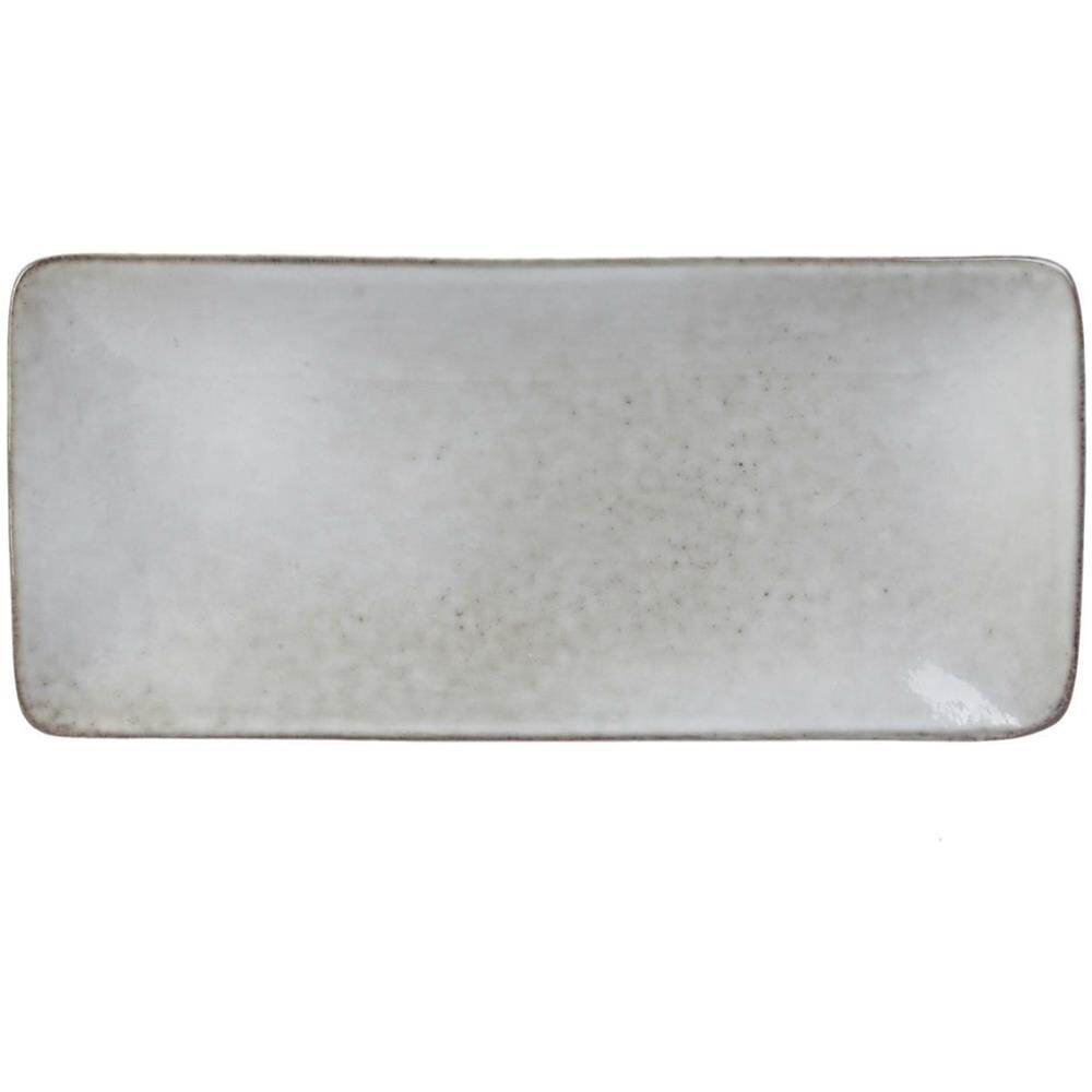 Piatto Rettangolare Tierra Grigio 22x10 - Foto 2