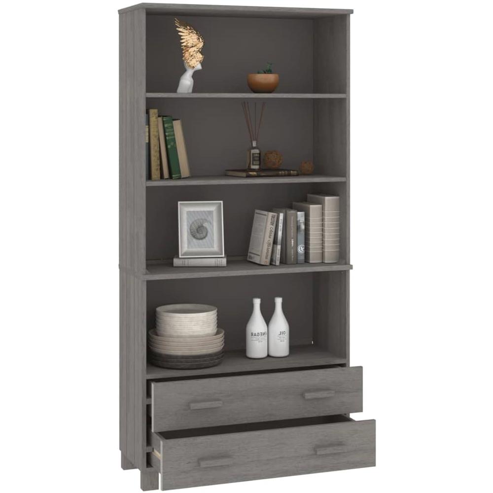 Credenza In Legno Massello Di Pino Grigio Chiaro - Foto 3