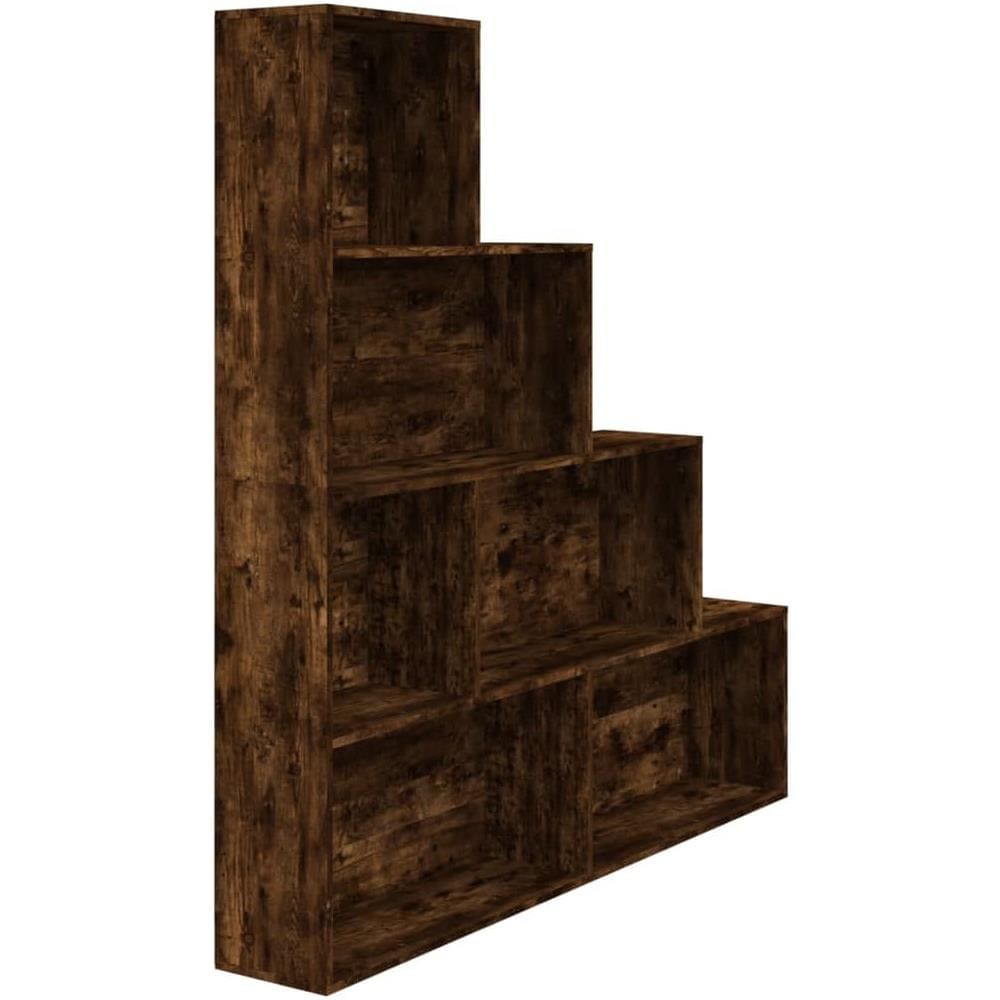 Libreria Rovere Fumo 155x24x160 Cm - Foto 2