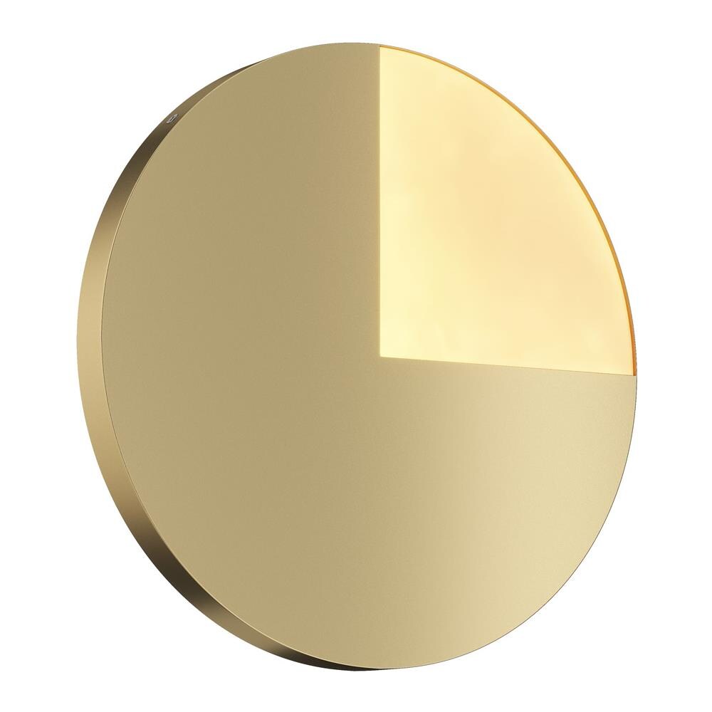 Applique Contemporanea Jupiter Alluminio Ottone 1 Luce 12w - Foto 1