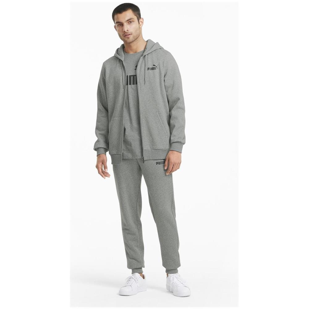 Essentials Full-zip Logo 58670203, Uomini, Grigio, M - Foto 2
