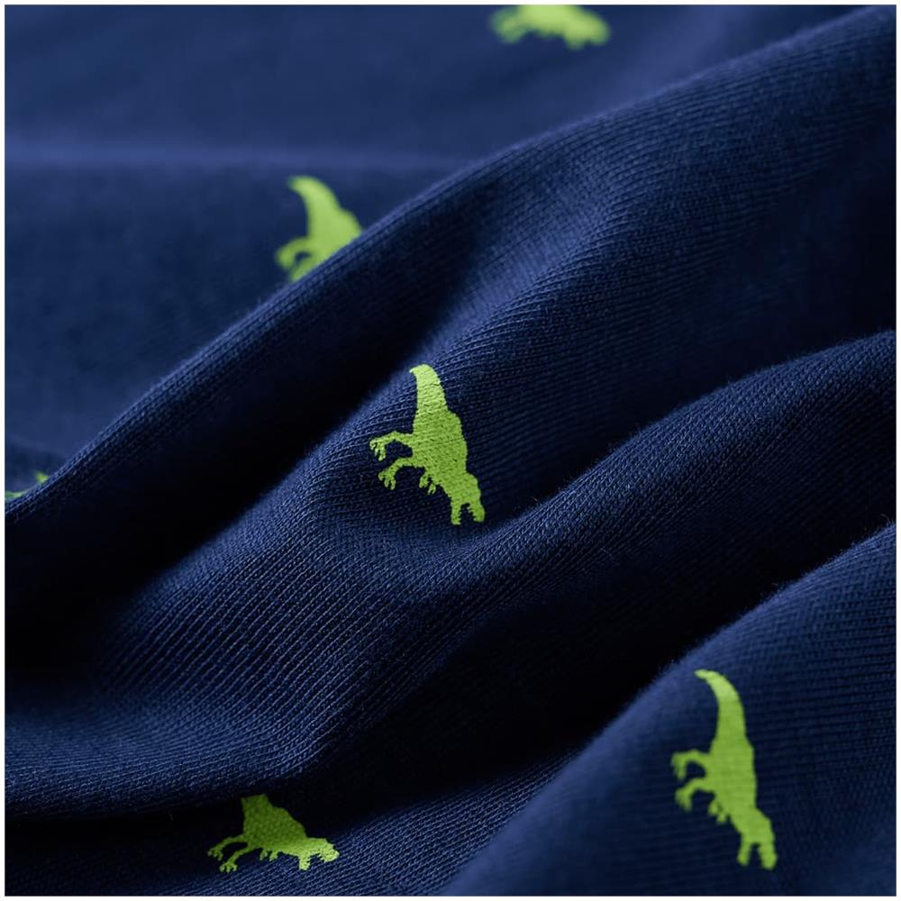 Camicia Per Bambini Con Stampa Dinosauro Blu Marino 92 - Foto 7