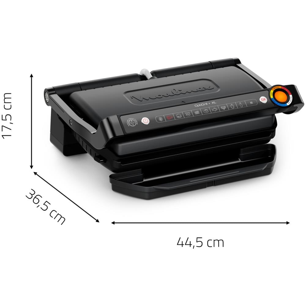GI7278 Griglia elettrica intelligente OptiGrill+ XL Acciaio inossidabile 2100 W Colore Nero - Foto 7