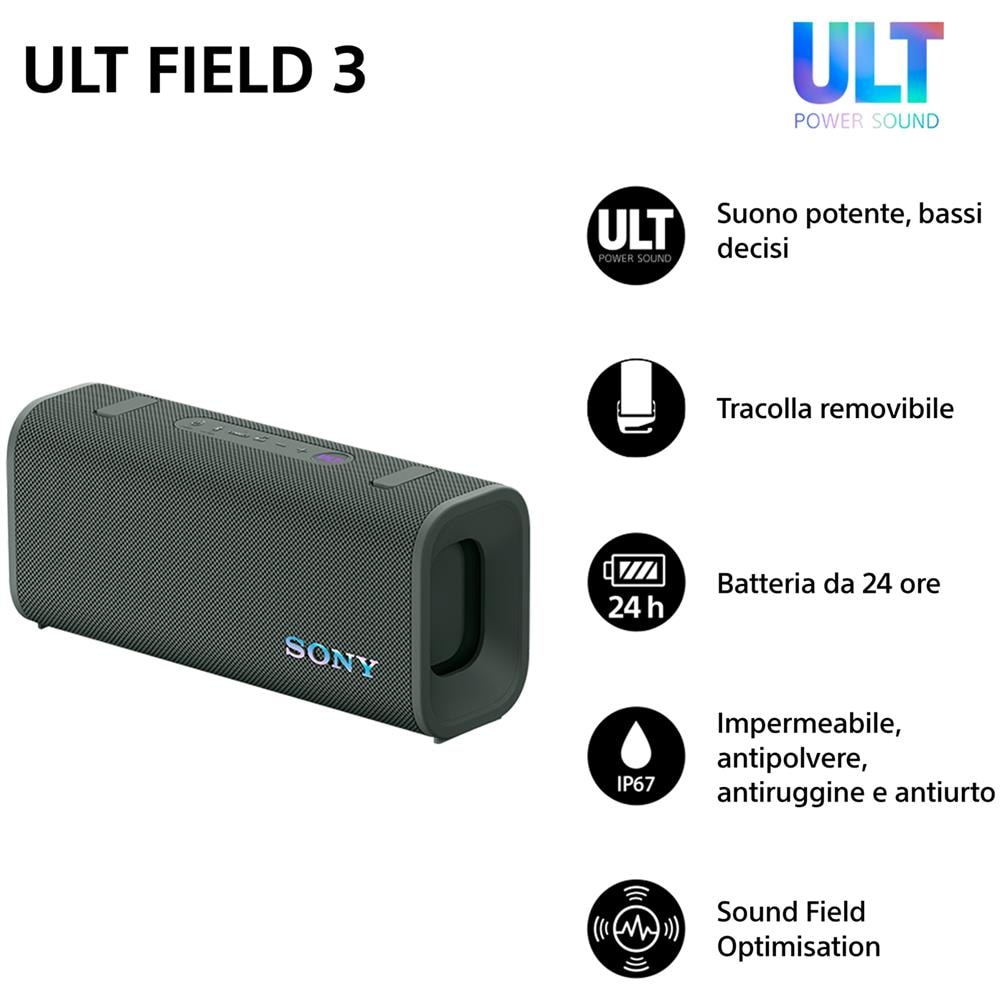 SRSULT30H Altoparlante portatile stereo Grigio - Foto 2