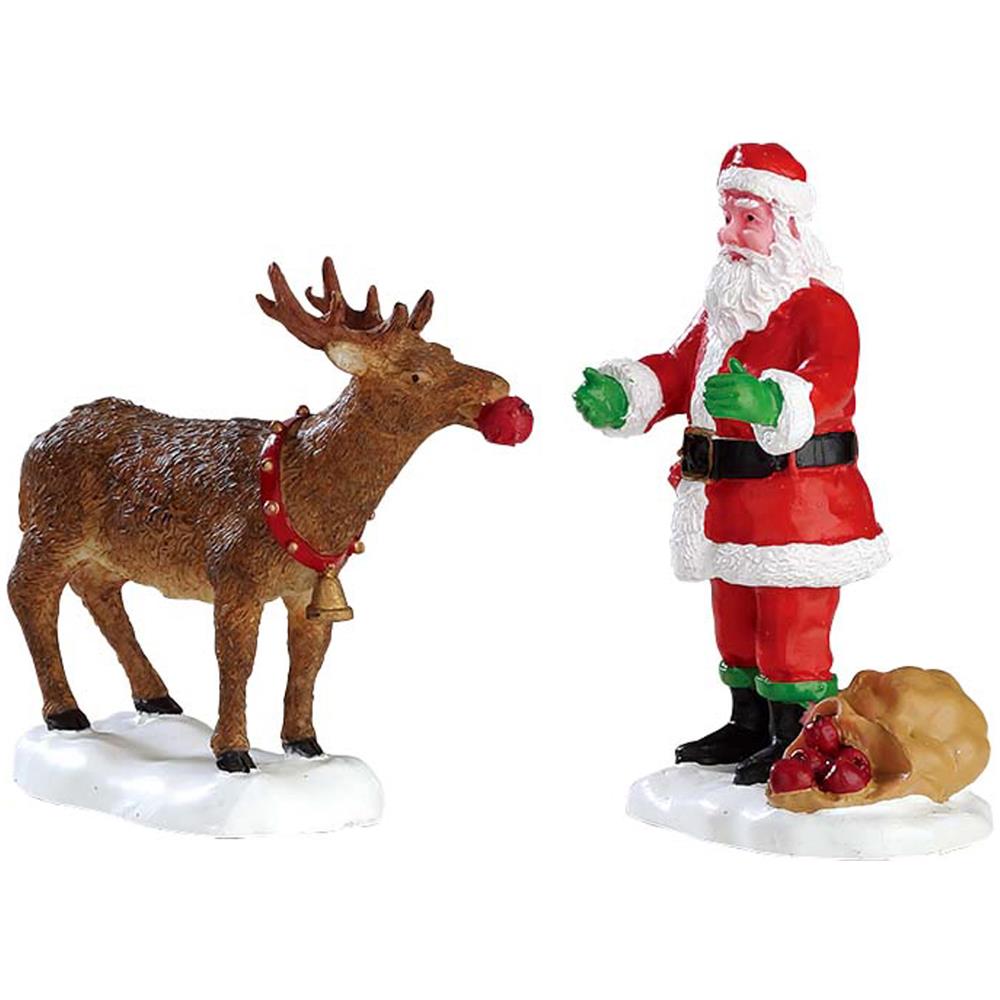 Babbo Natale Con Renna - Reindeer Treats Set Da 2 - Foto 2