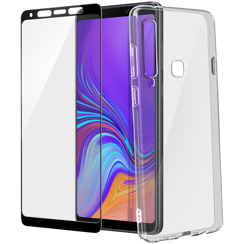 Cover Posteriore + Pellicola Vetro Temperato Trasparente Galaxy A9 2018 - Foto 2