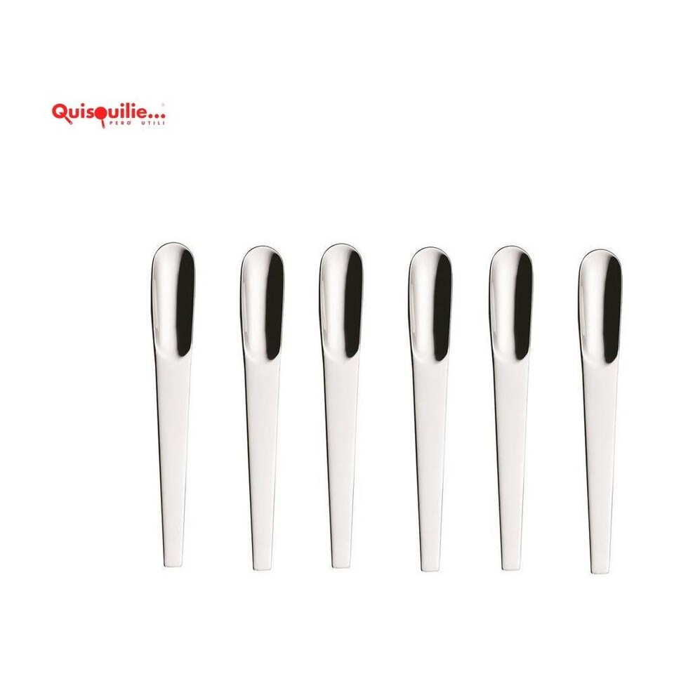 Anbers Cucchiai Da Caffè In Acciaio Inox - Set Da 12 Pezzi, Lunghezza 12,7 Cm, Lucidi E Lisci