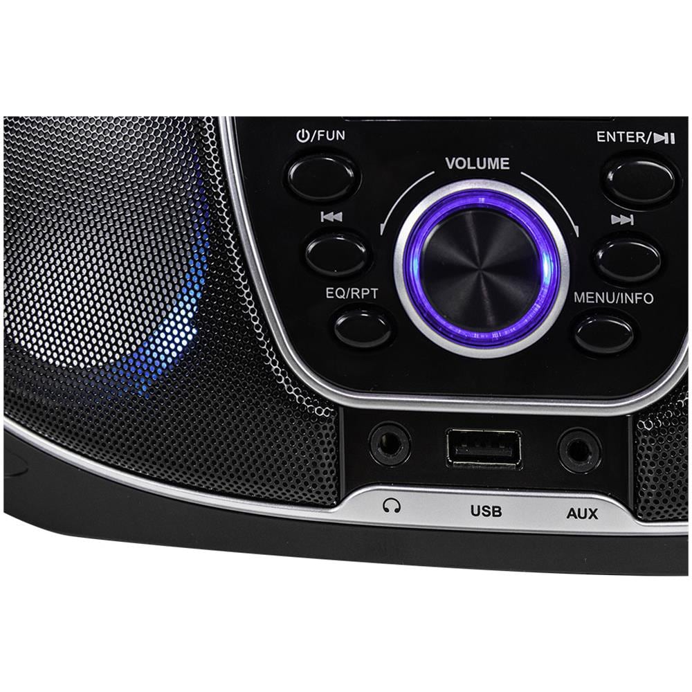 Stereo Portatile Boombox CD con Radio DAB / DAB+ Bluetooth USB AUX-IN CMP 588 DAB Colore Nero - Foto 5
