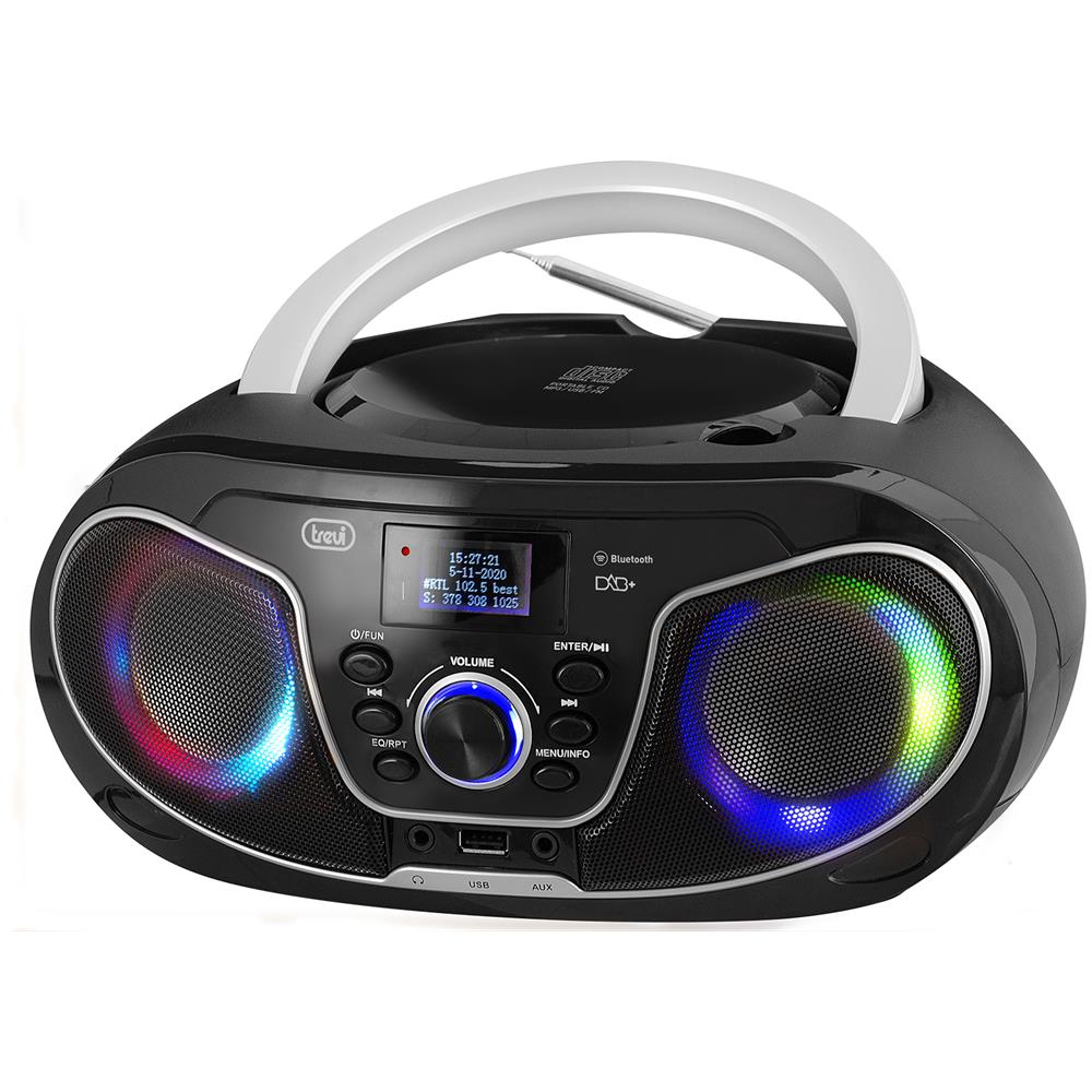 Stereo Portatile Boombox CD con Radio DAB / DAB+ Bluetooth USB AUX-IN CMP 588 DAB Colore Nero - Foto 2