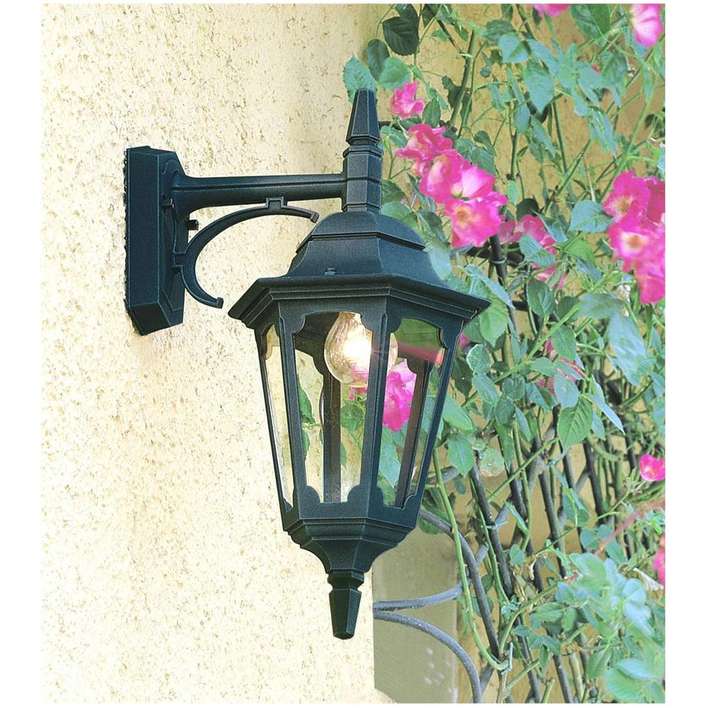 Lanterna Da Parete Per Esterni 1 Luce Con Luce Nera Ip44, Attacco E27 - Foto 1