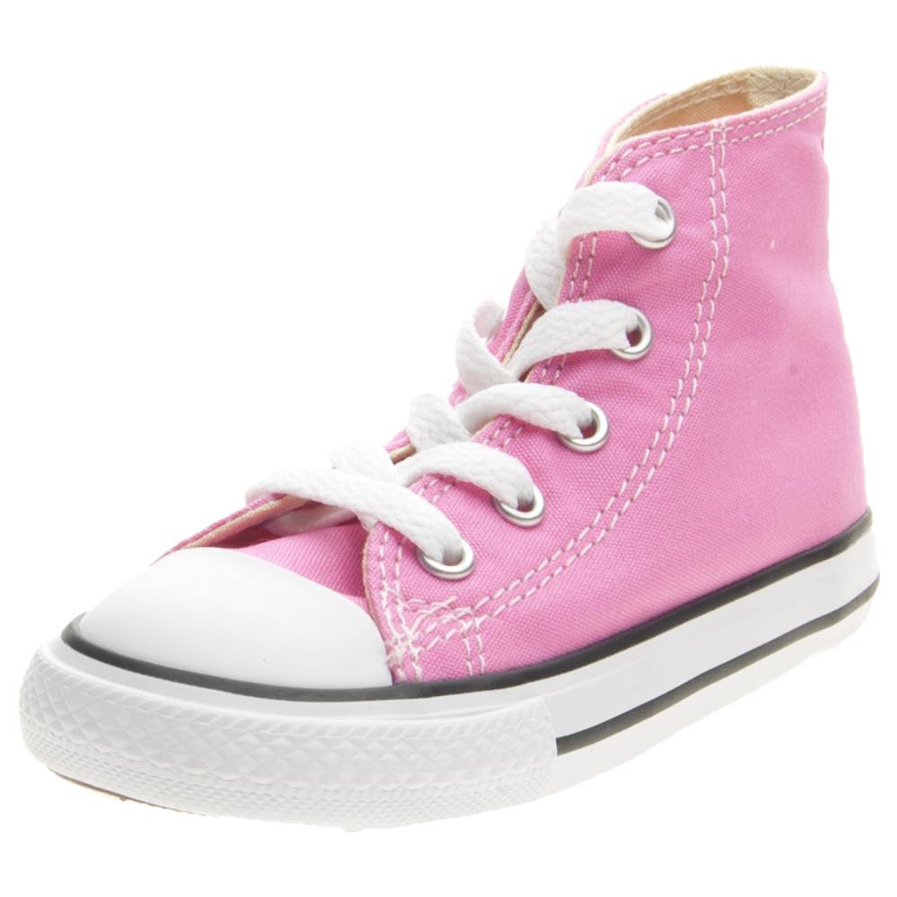 Scarpe Chuck Taylor All Star Infant Taglia 25 Codice 7j234c Rosa - Foto 6