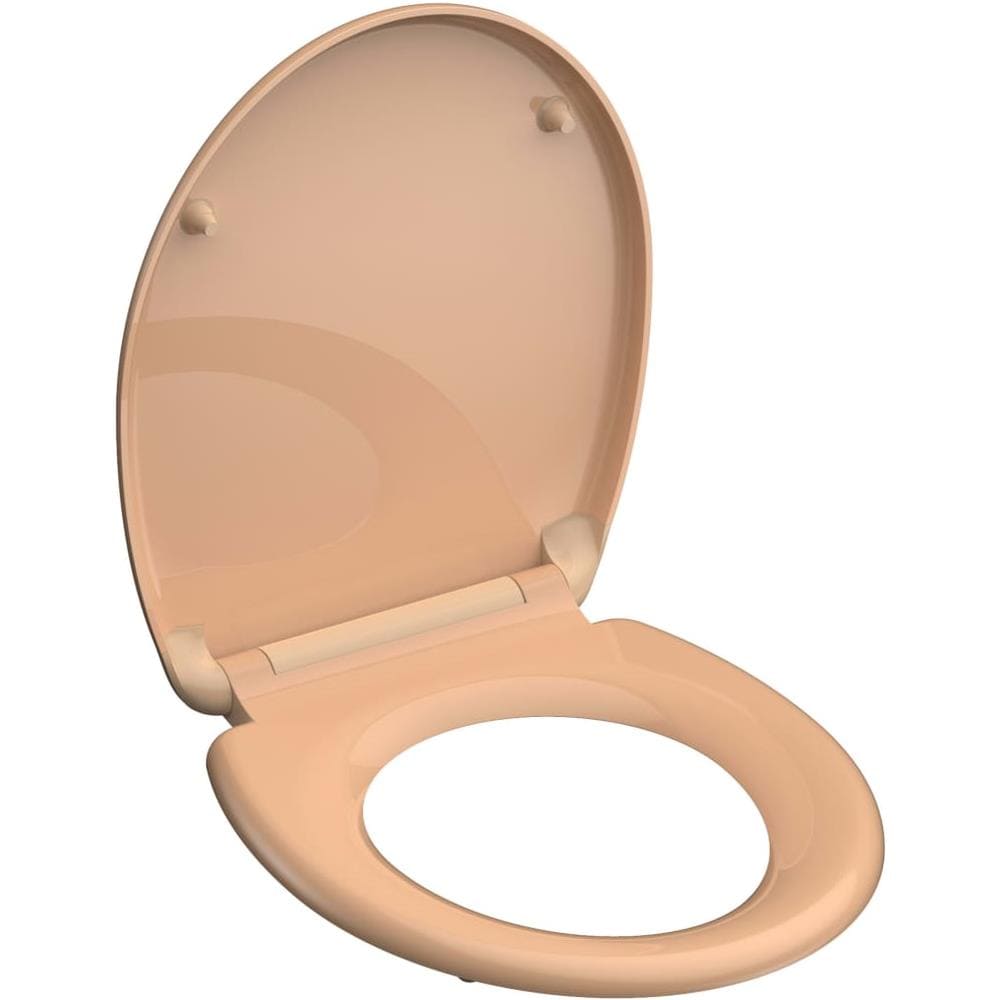 Tavola WC Duroplast Chiusura Ammortizzata Sgancio Rapido BEIGE - Foto 3