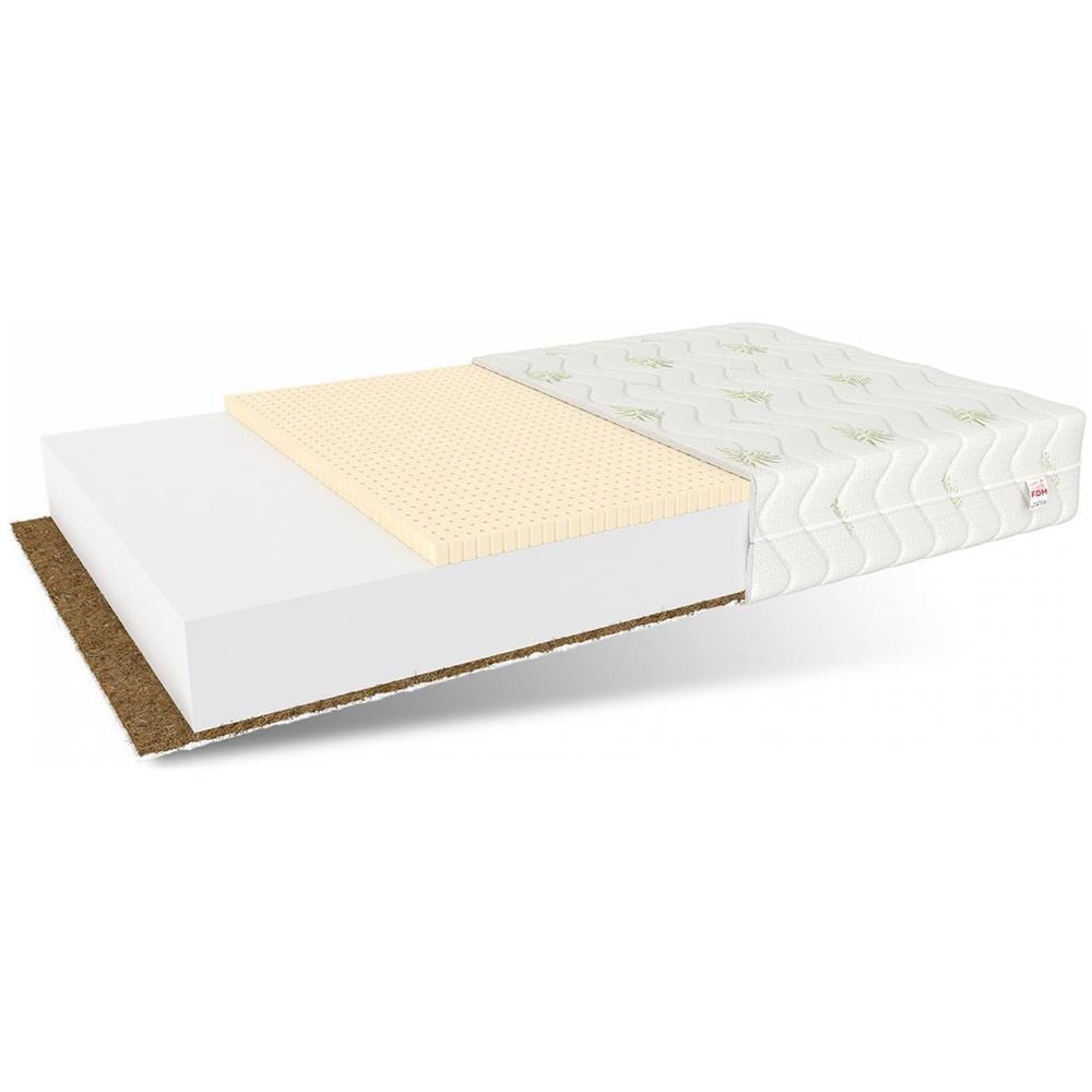Materasso In Schiuma Sami 60 X 120 - H2 Medio / H4 Rigido - Lattice, Cocco - Foto 1