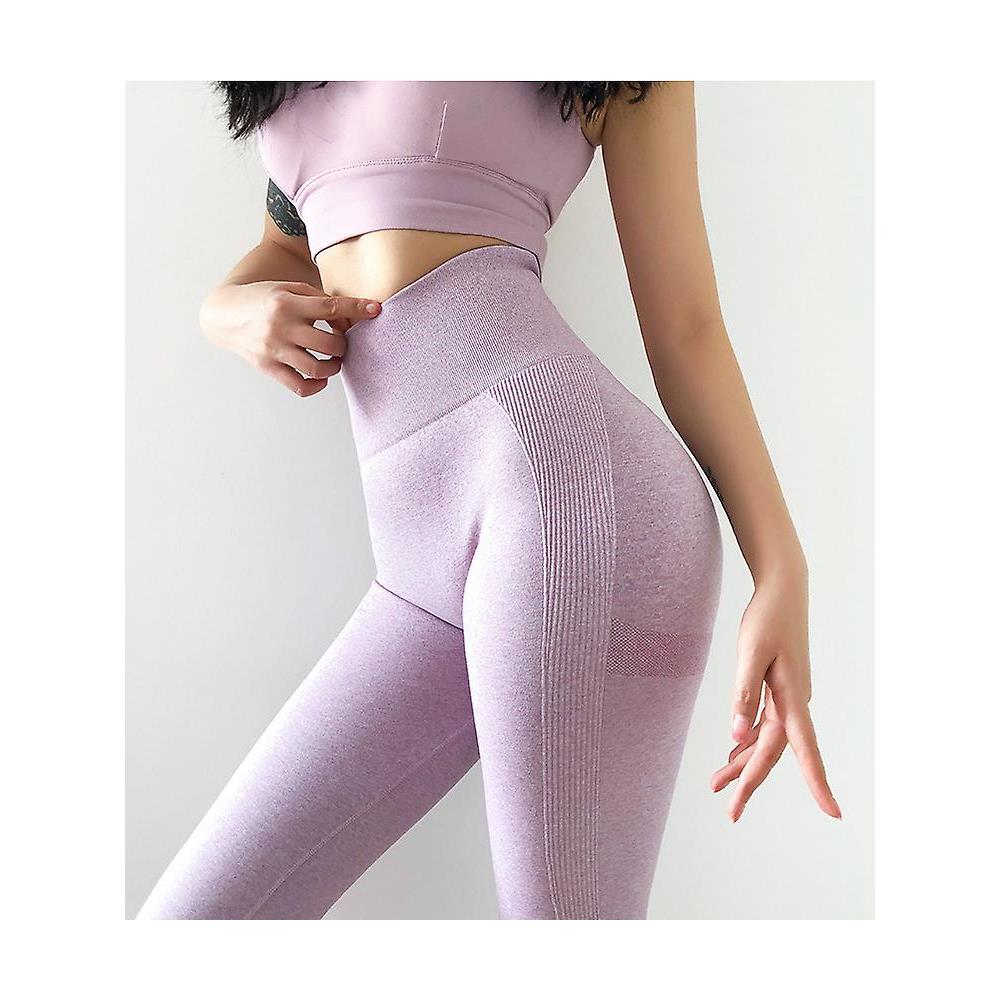 HTN - Leggings Yoga A Vita Alta Per Donne, Pantaloni Da Yoga Ad Alta Vita, Pantaloni  Yoga Stretch (viola) - ePRICE