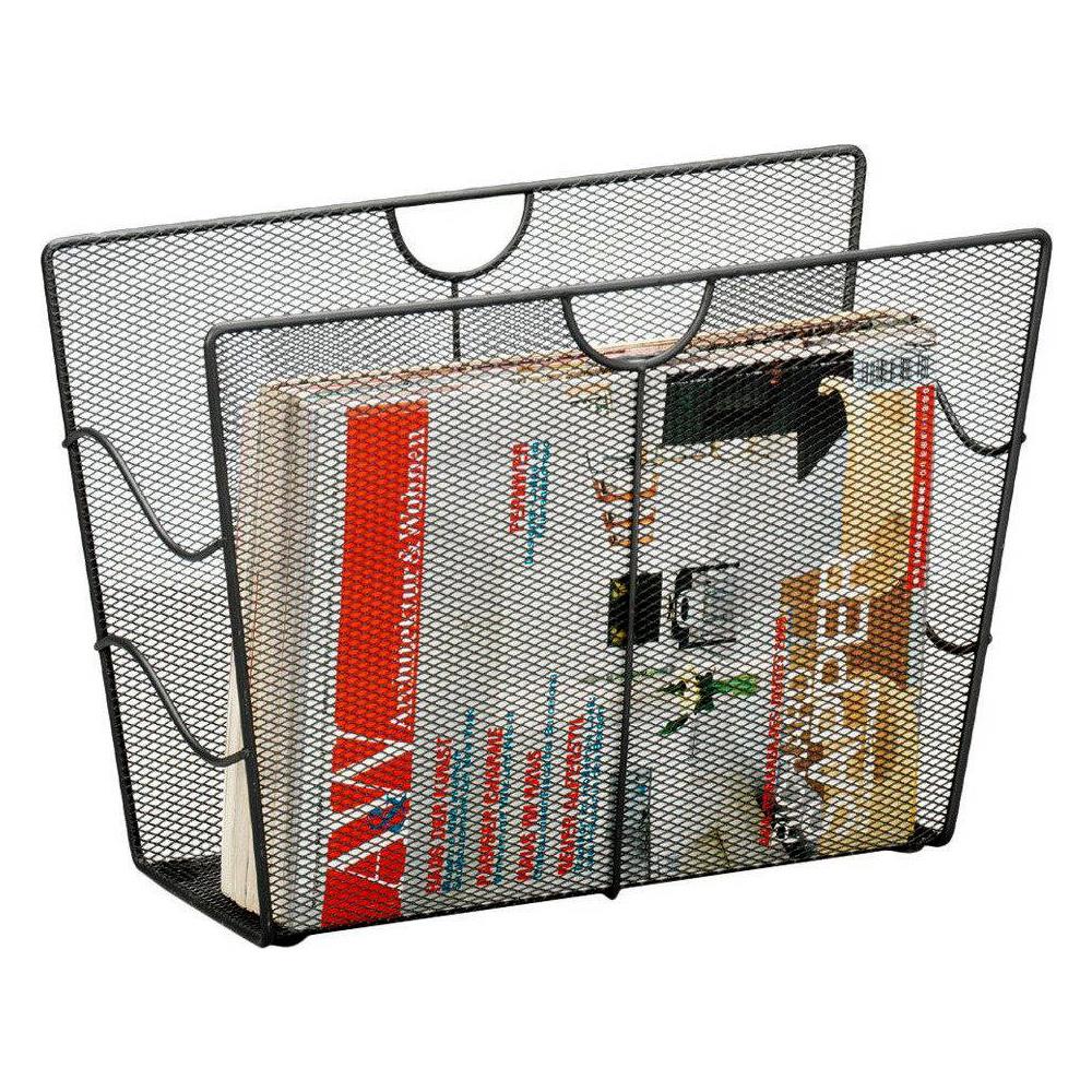 Gazetteer In Metallo, Cestino Per Giornali - Grigio, - Foto 2