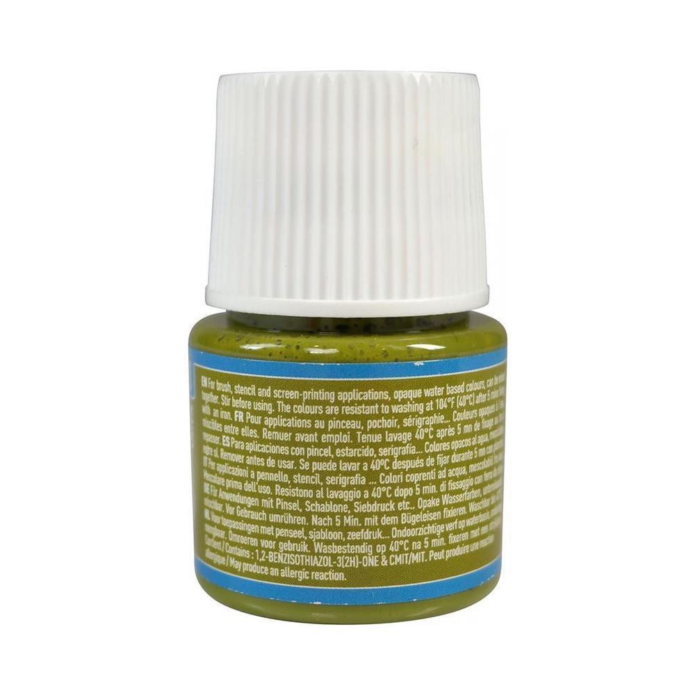 Pittura Tessile Setacolor Opaco - Verde Oliva - 45 Ml - Foto 2