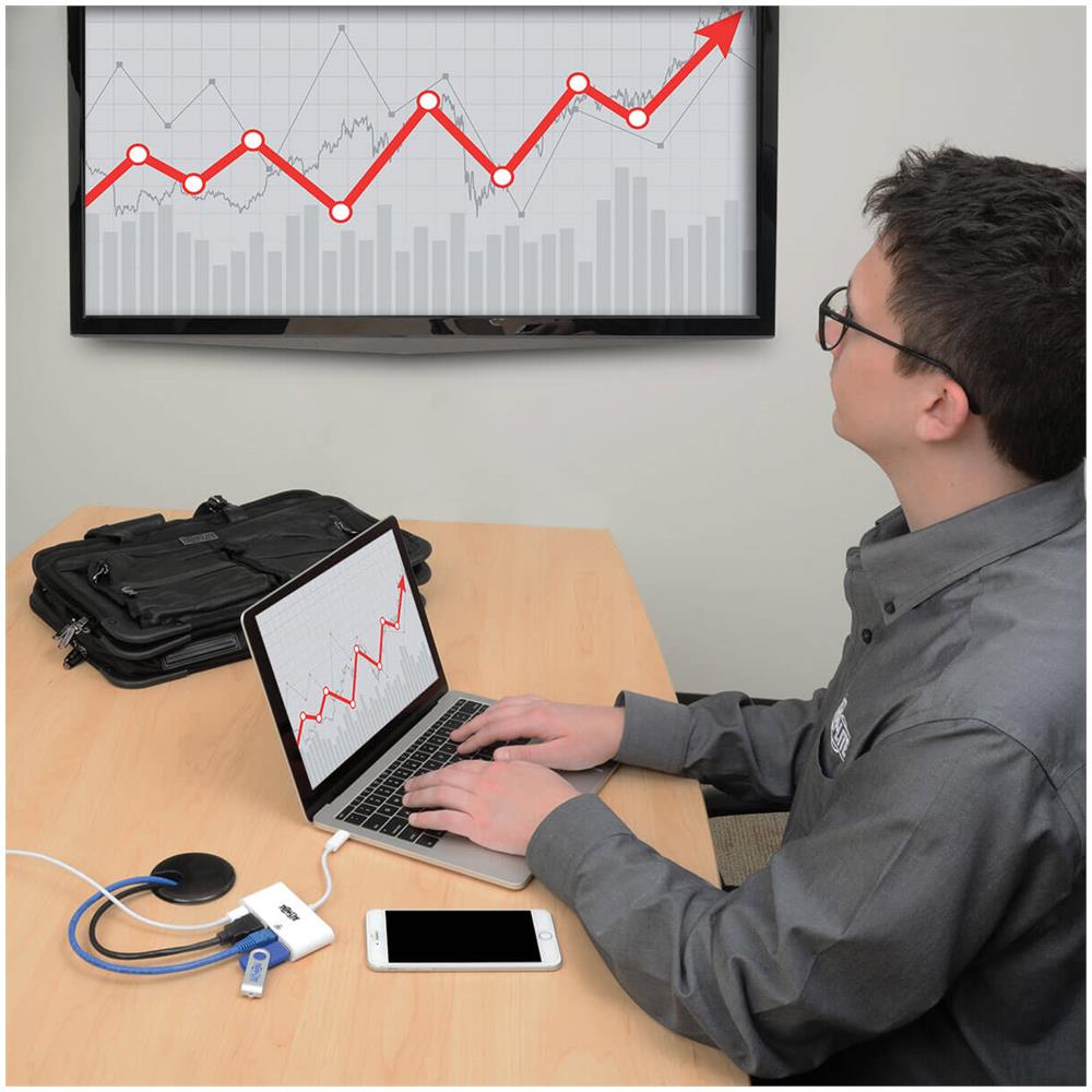 U444-06N-HGU-C adattatore grafico USB 1920 x 1080 Pixel Bianco - Foto 2