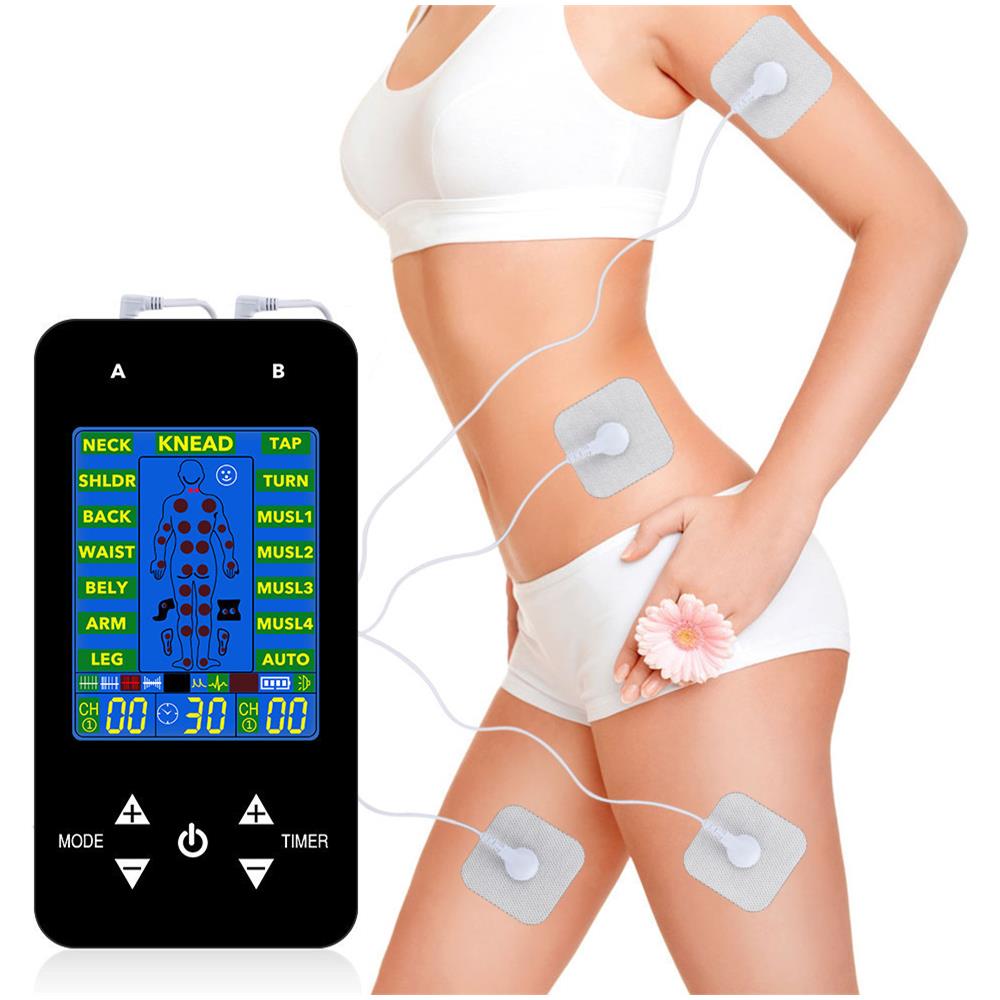 Macchina Tens/stimolatore Muscolare Con 15 Modalità Di Massaggio Black - Foto 1
