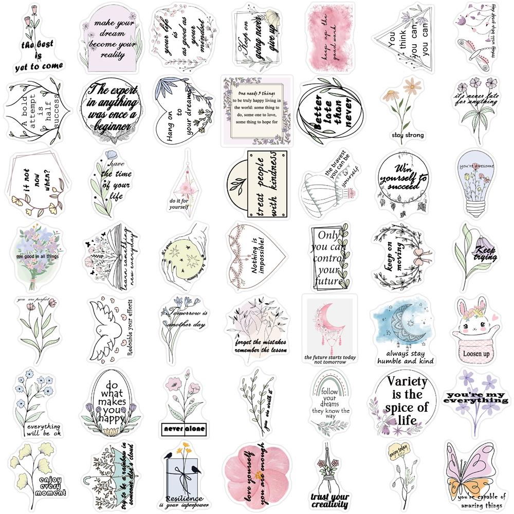 Confezione Da 100 Adesivi Popolari In Stile Indie Pop Per Diario Di Bottiglie D'acqua Per Laptop Multicolor - Foto 2