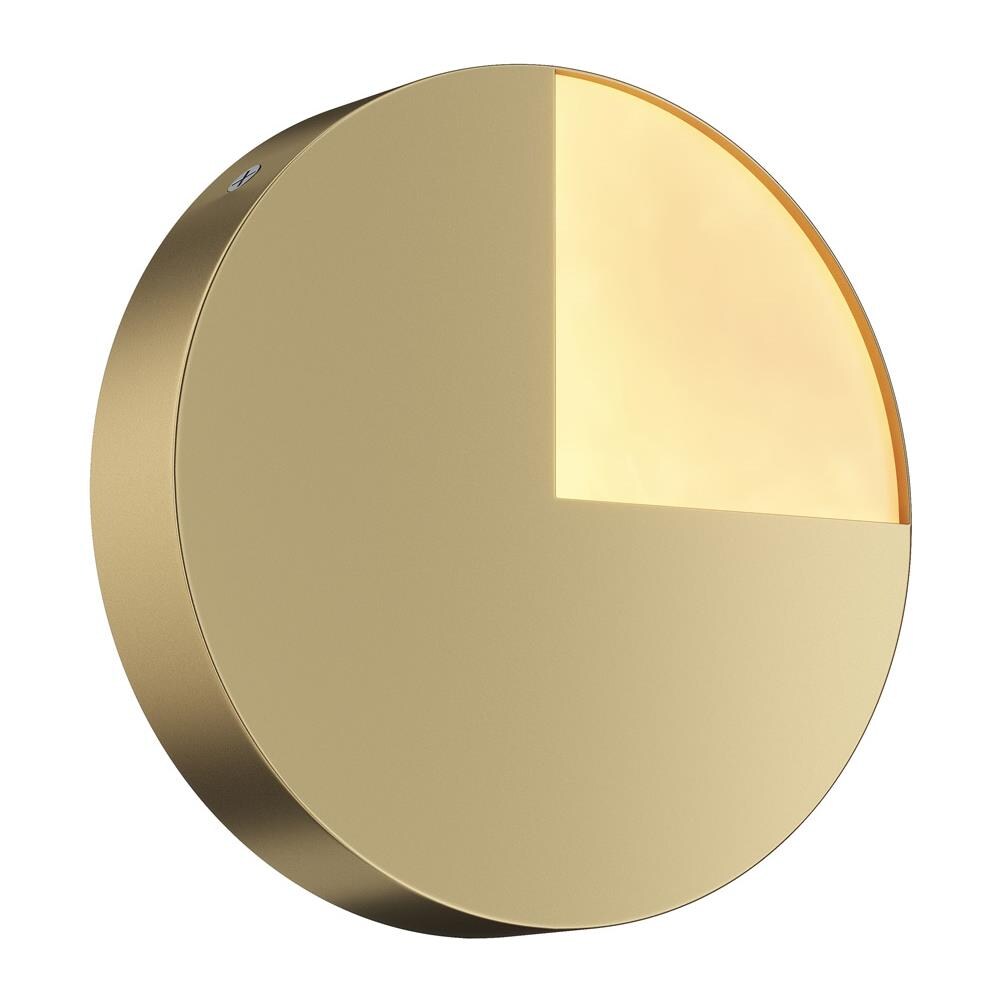 Applique Contemporanea Jupiter Alluminio Ottone 1 Luce 5w - Foto 1
