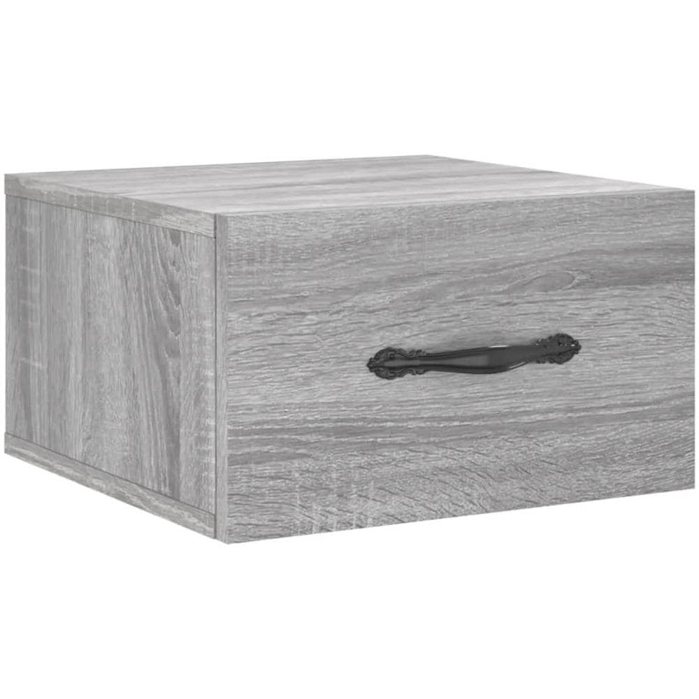 Comodino A Muro Grigio Sonoma 35x35x20 Cm - Foto 2