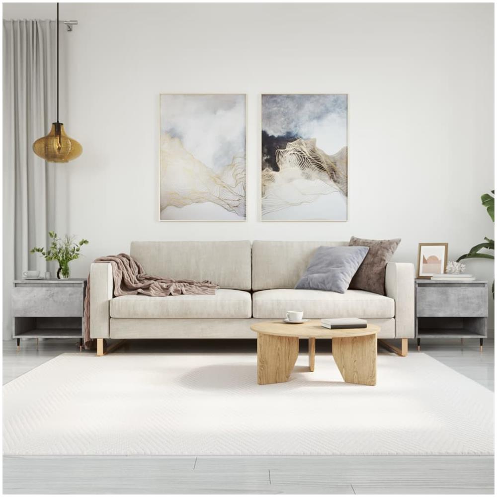 Tavolini Salotto 2pz Grigio Cemento 50x46x50 Legno Multistrato - Foto 1