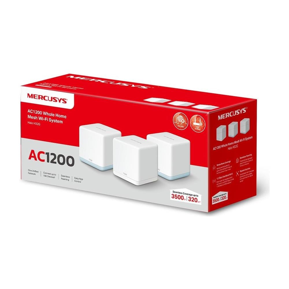 Router Wireless HALO H32G Dual-band (2.4 GHz / 5 GHz) 867 Mbit /s Wi-Fi 5 (802.11ac) Colore Bianco - Foto 7