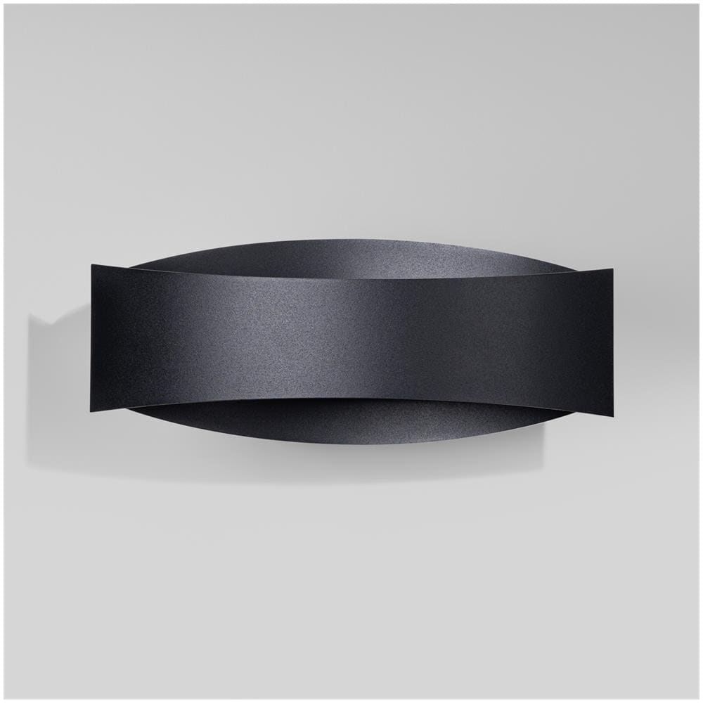Lampada Da Parete Toni Nero Sl. 1189 - Moderno Lampade Da Parete Nero 12x12x30 Cm - Foto 2