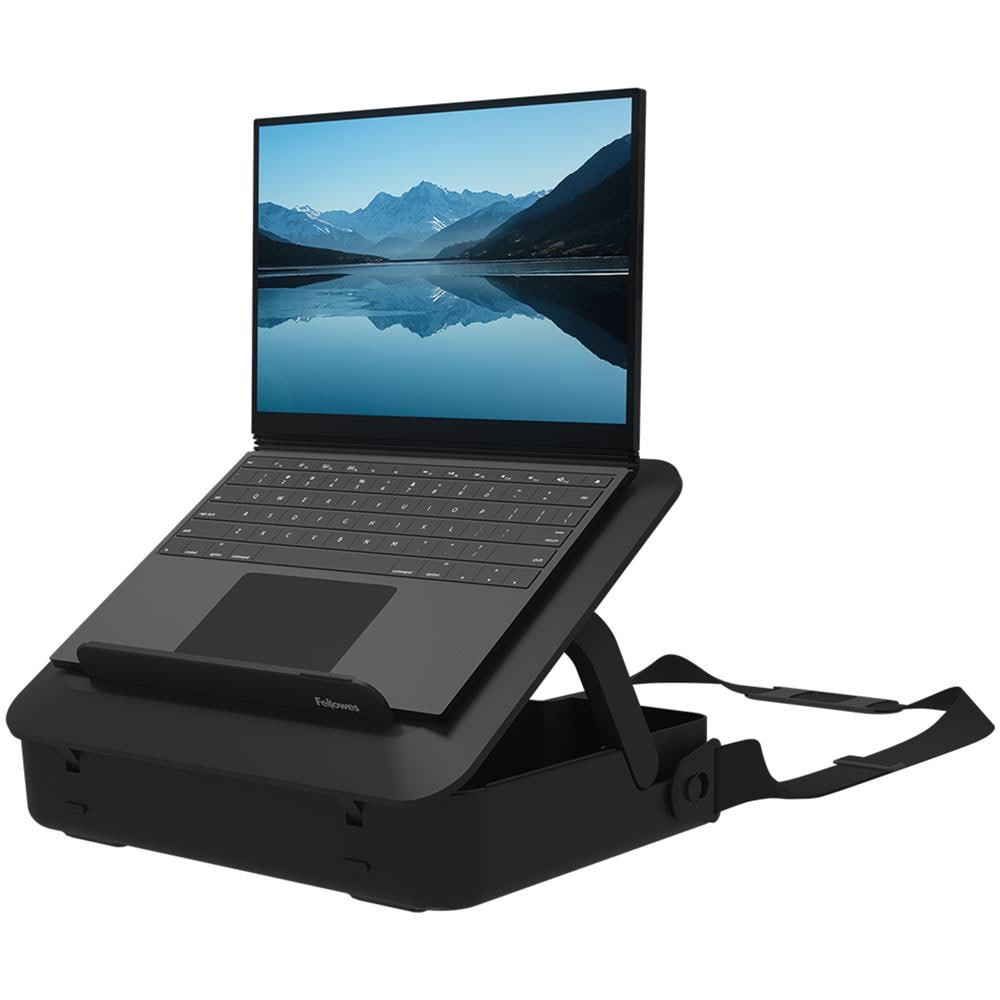 BREYTA LAPTOP STAND CARRY CASE BLACK 35,6 cm (14") Custodia rigida Nero - Foto 1