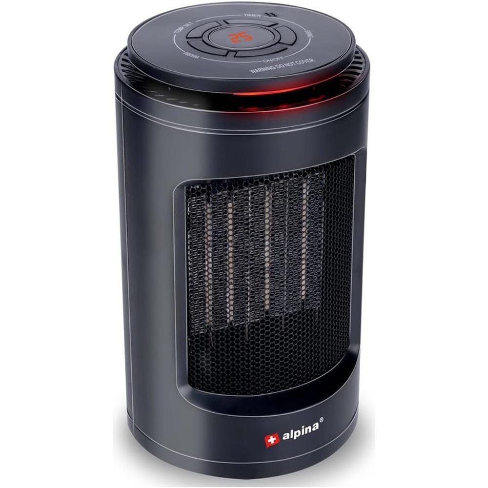 Termoventilatore Elettrico Portatile Compatto Aria Calda e Fredda con Timer 1200W - Foto 1