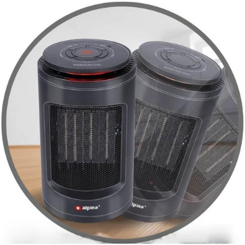 Termoventilatore Elettrico Portatile Compatto Aria Calda e Fredda con Timer 1200W - Foto 2