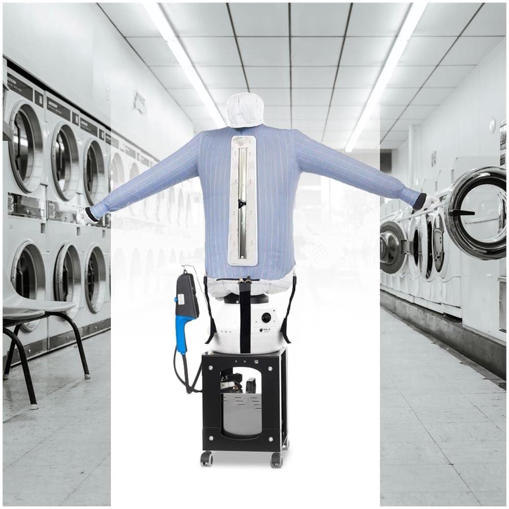EOLO Stira Camicie SA19 S FULL INOX V6 Stirasciuga Automatico Asciugatrice Stiratore Spazzola Caldaia Generatore di Vapore Manichino Gonfiabile Professionale Made in Italy Garanzia 5 Anni Efficienza A++ - Foto 2