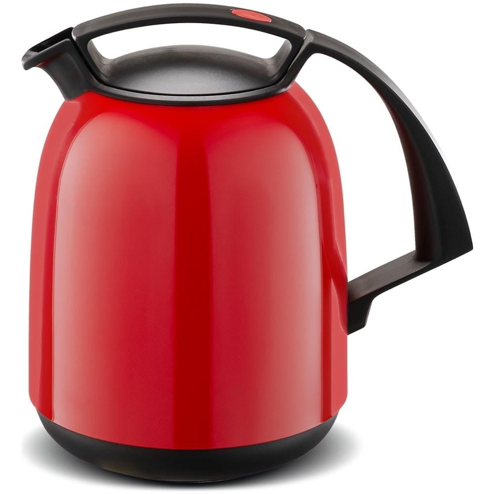 Borraccia termica 1L - 810 FAY - Bicchiere in vetro, Senza BPA - Per tè e caffè - Rosso - Foto 1