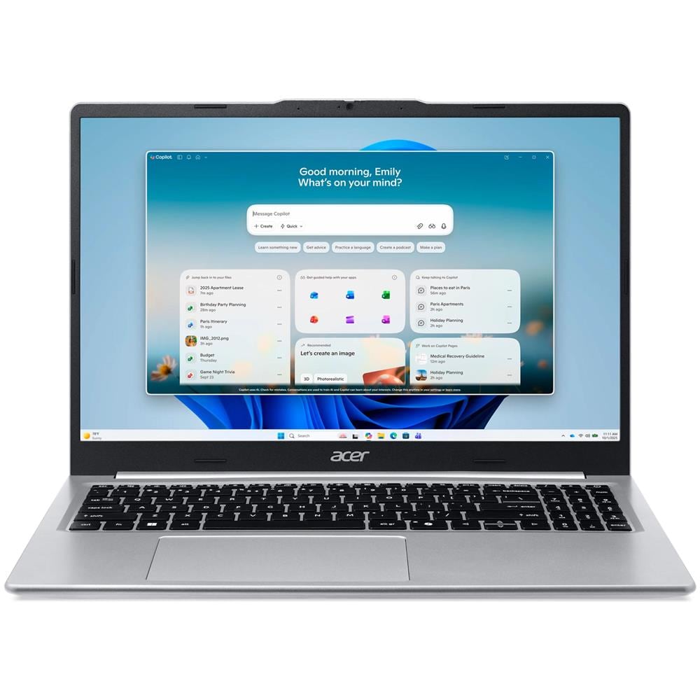 Notebook Aspire Lite AL15-49P-R9GQ, AMD Ryzen™ 5, 2,3 GHz, 39,6 cm (15.6"), 1920 x 1080 Pixel, 8 GB, 256 GB - Foto 1