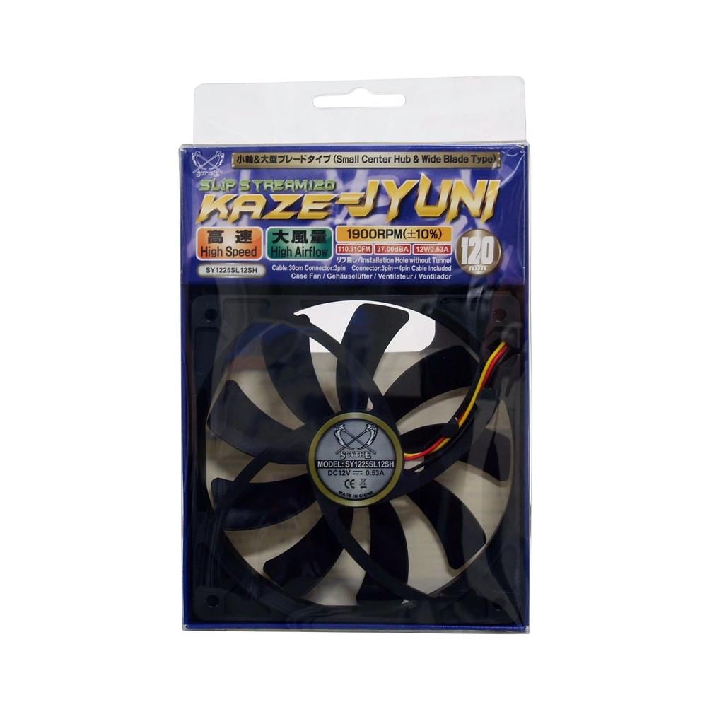 Ventola per PC Nera 12 cm 37 dB SY1225SL12SH - Foto 2