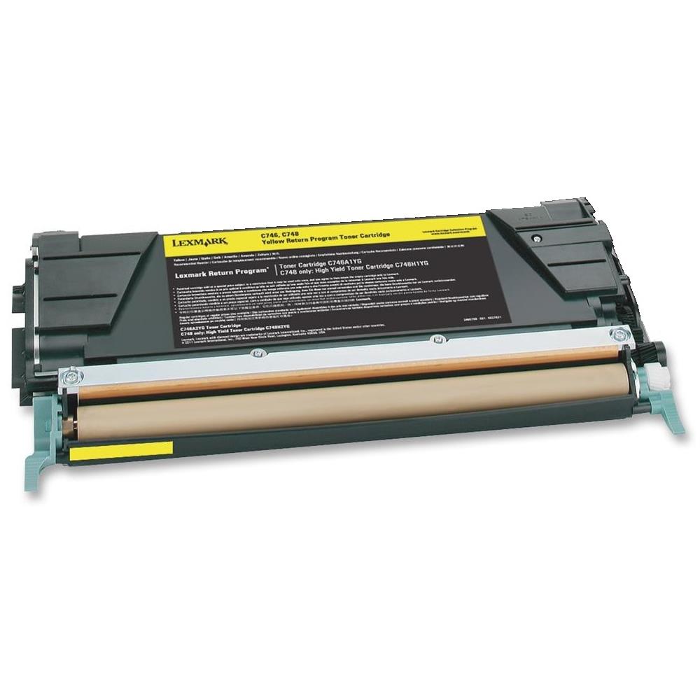 C746A3YG Toner Originale Giallo per C746dn / 748de Capacità 7000 Pagine - Foto 2
