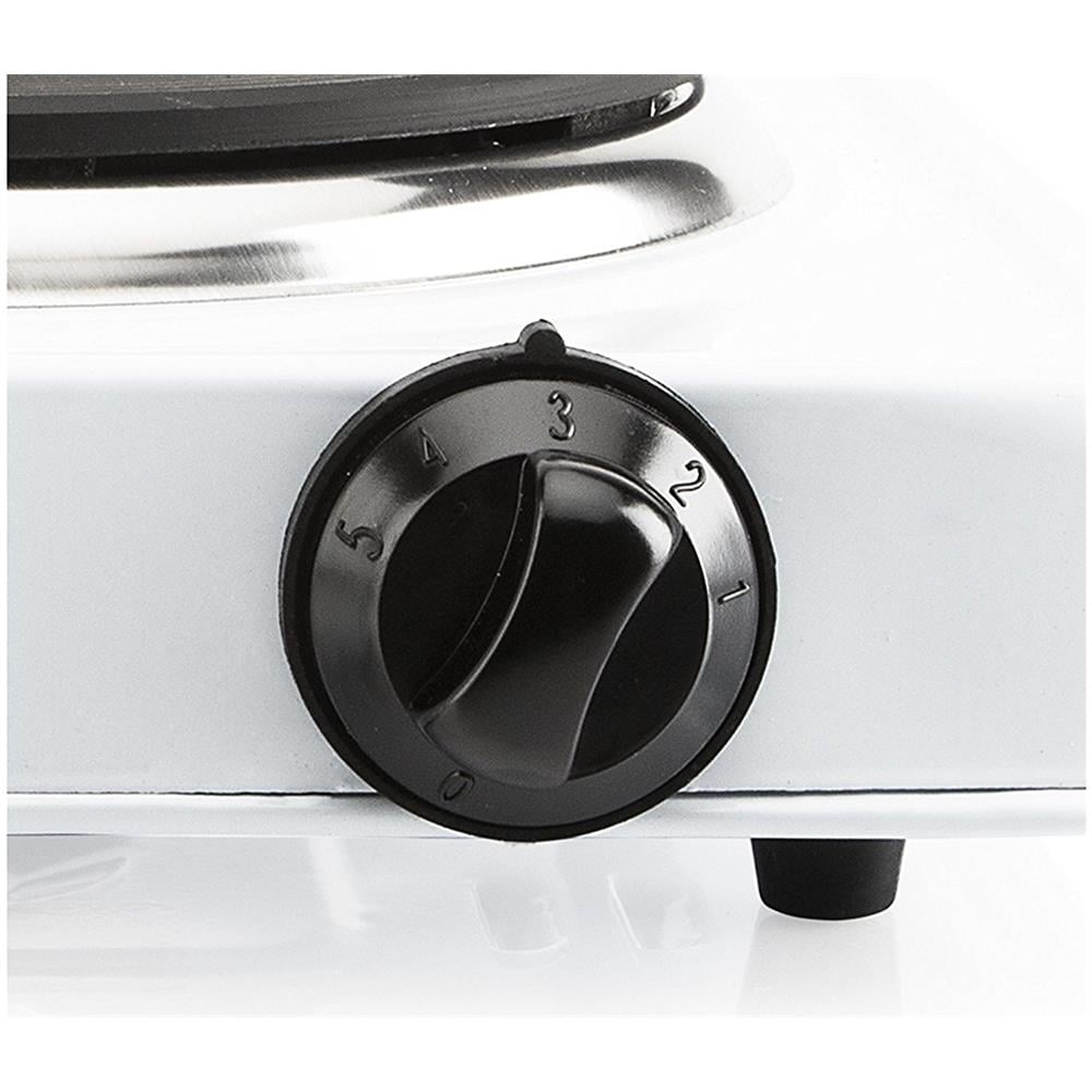 KP-6245 Piastra Elettrica a 2 Zone Cottura con Potenza 1500W e 1000W Colore Bianco - Foto 4