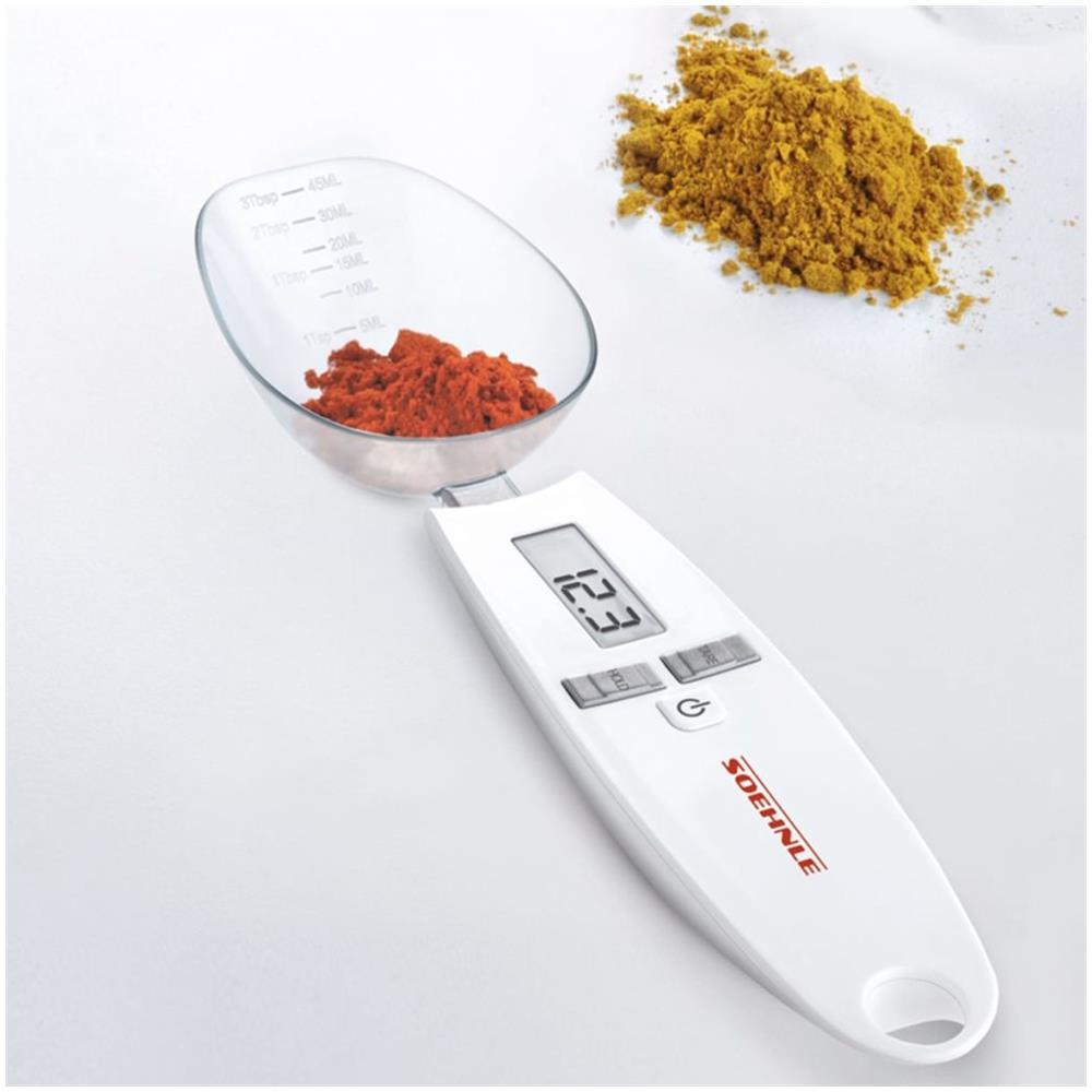Bilancia Elettronica a Cucchiaio Portata 0.5 kg Colore Bianco - Foto 7
