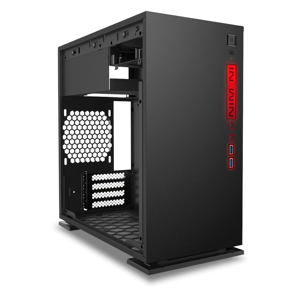 Case 301 Mini Tower Micro-ATX / Mini-ITX 2 Porte USB 3.0 Colore Nero (Finestrato) - Foto 2