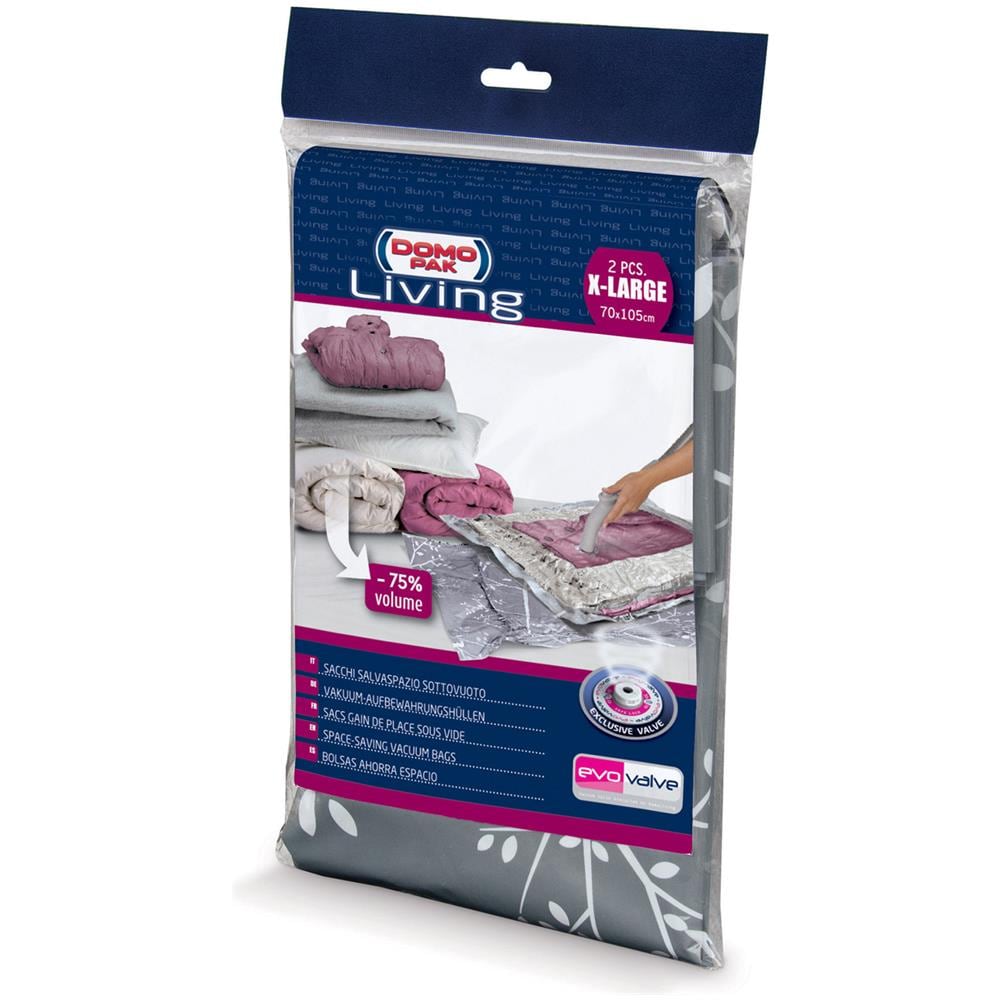 Domopak - Sacco Salvaspazio Home 70x105cm X-large 2 Pz - Foto 1