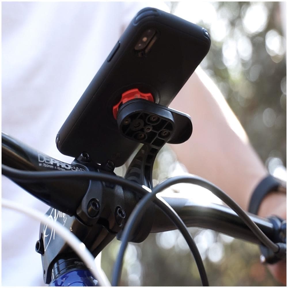 Supporto Bici Attacco Gearlock Rotante Adattatore Adesivo Out Front Spigen Nero - Foto 2