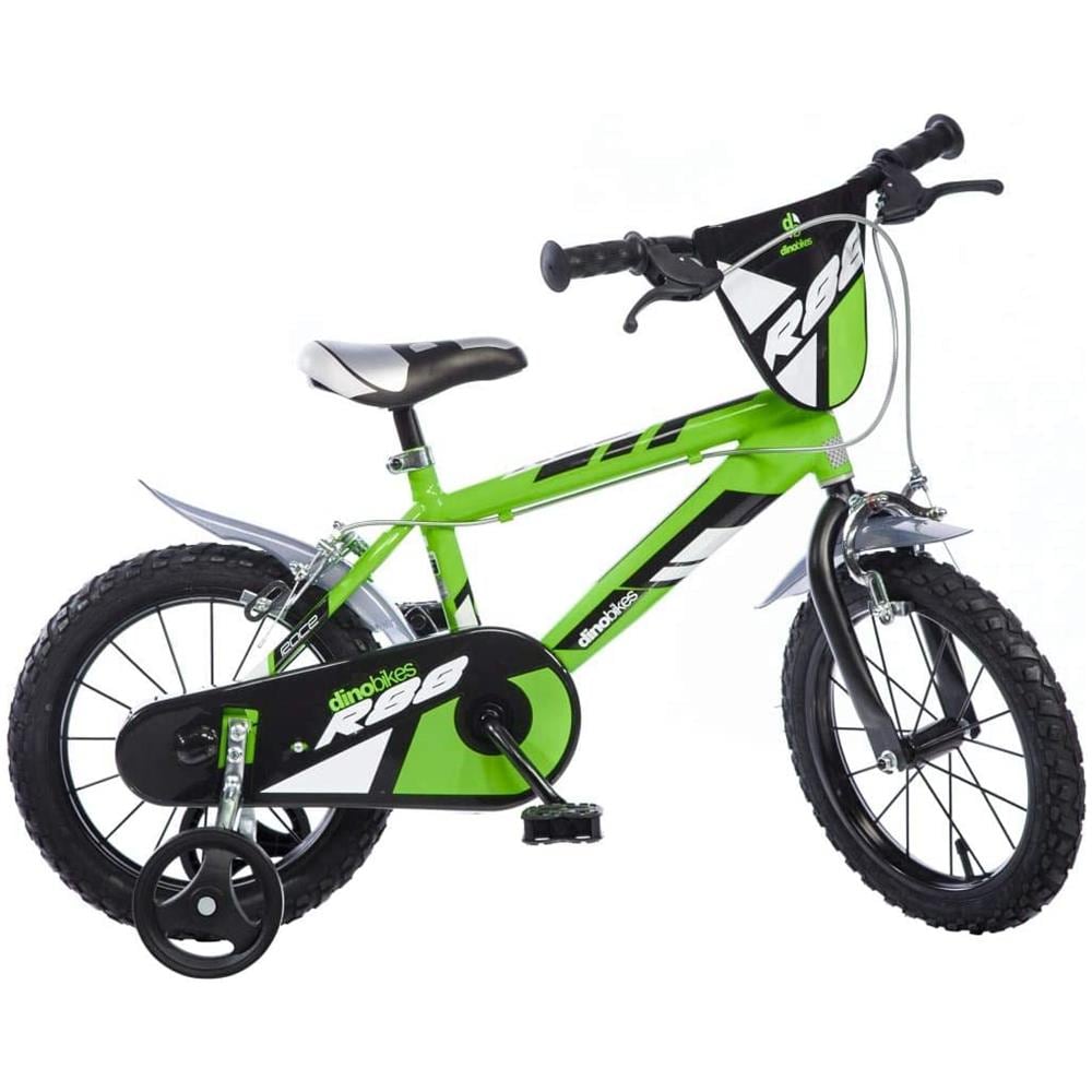 Bicicletta Per Bambini Mtb R88 Verde 16'' Dino356007 - Foto 2