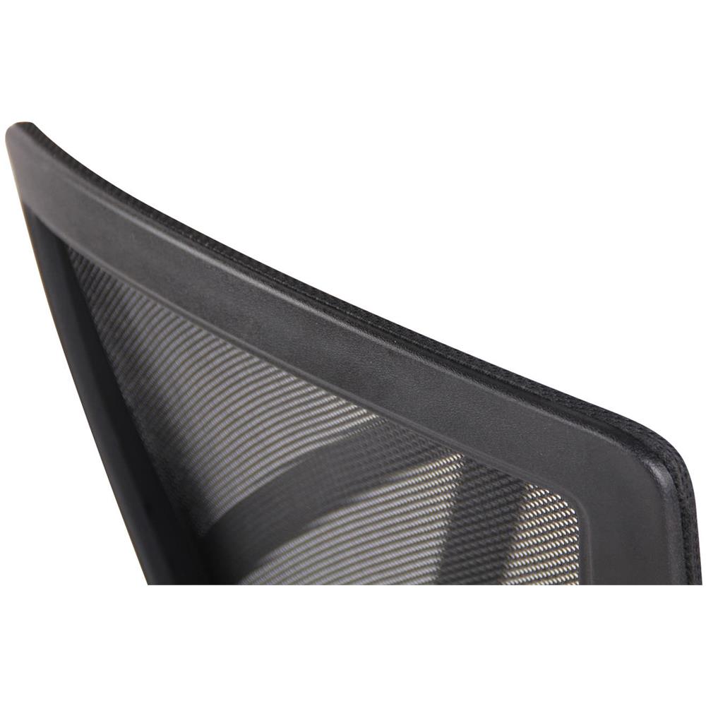 Poltrona Ufficio Kampen in Rete I Sedia Studio Ragazzi con Ruote E Braccioli Regolabile E Girevole A 360° I Poltrona Pc Direzionale Nero / Nero - Foto 4