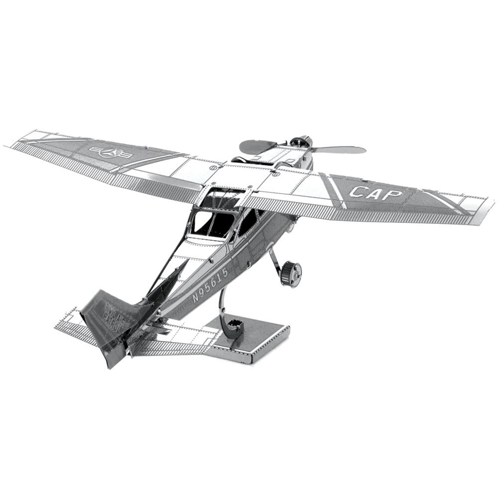 Metal Earth Cessna Skyhawk 172 Puzzle Di Metallo 3d - Foto 2