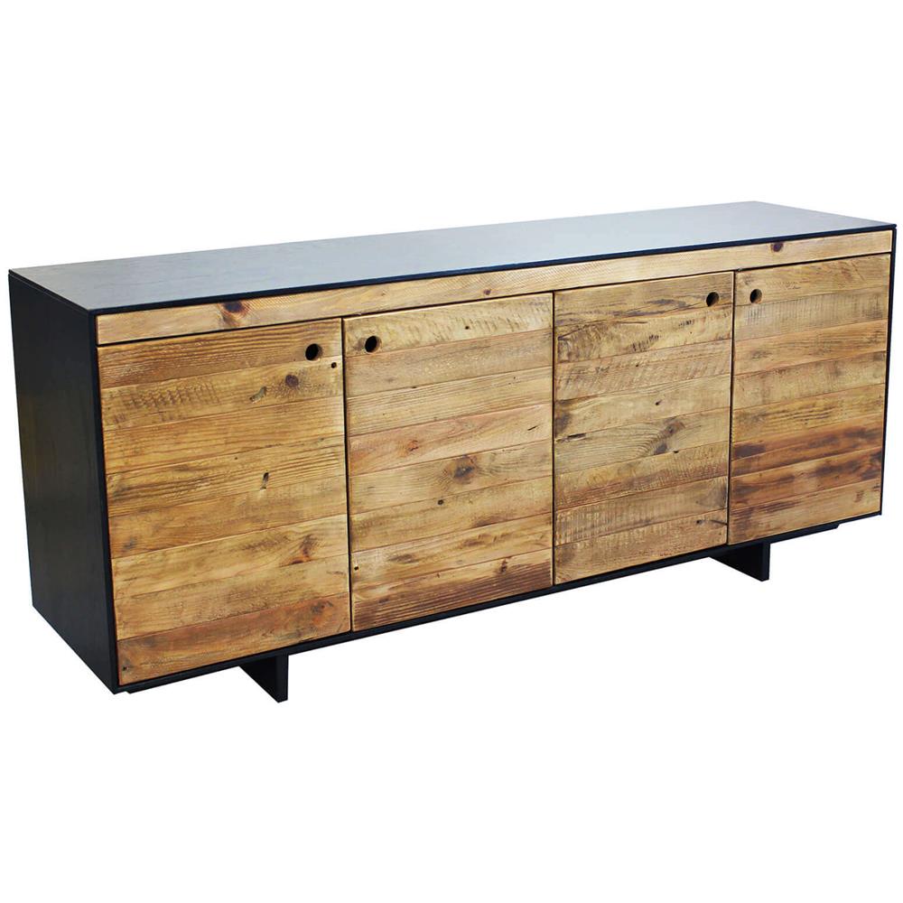 Pinus Black - Madia 4 Ante In Pino Riciclato - Foto 1